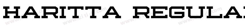 Haritta Regular字体转换 Haritta Regular字体转换